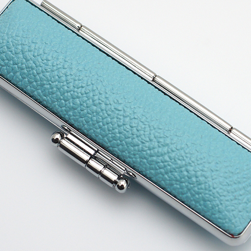 印鑑ケース パステル印鑑ケース ターコイズブルー 10.5-12.0mm