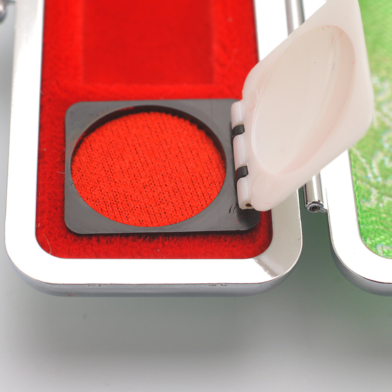 印鑑ケース 桜柄印鑑ケース グリーン 13.5-15.0mm