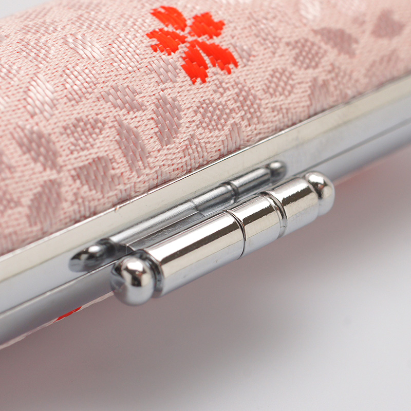 印鑑ケース 桜柄印鑑ケース レッド 10.5-12.0mm