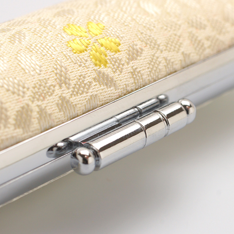 印鑑ケース 桜柄印鑑ケース イエロー 10.5-12.0mm