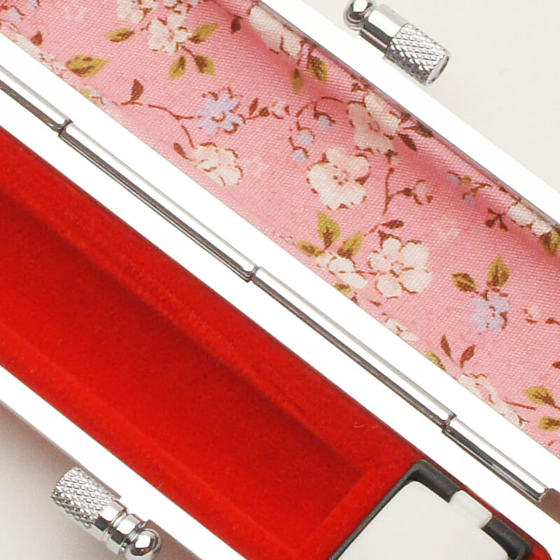 印鑑ケース サクラフラワー（桃） 10.5-12.0mm