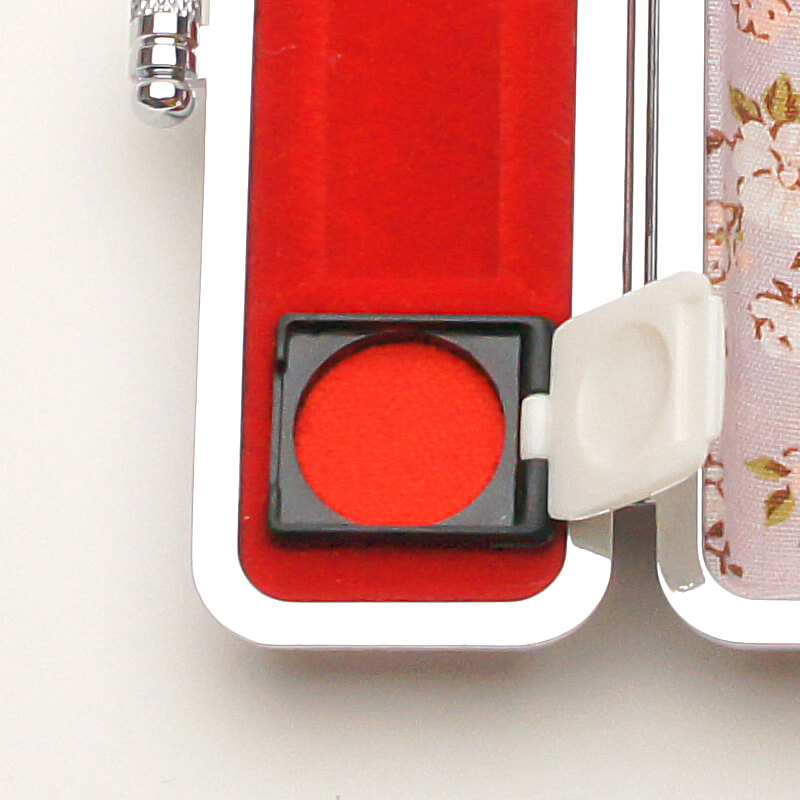 印鑑ケース サクラフラワー(紫) 13.5-15.0mm