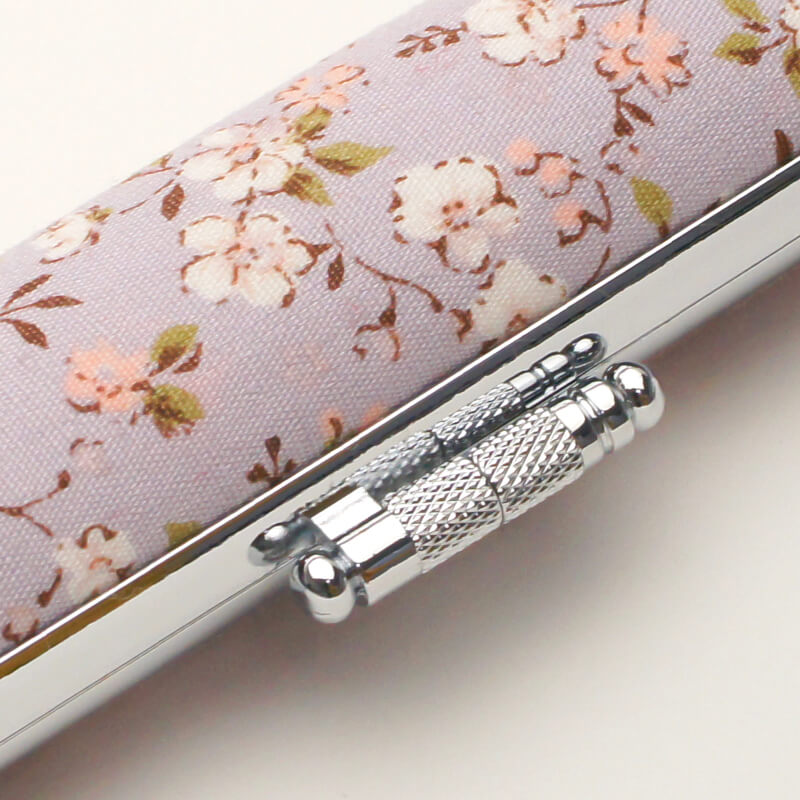 印鑑ケース サクラフラワー(紫) 13.5-15.0mm