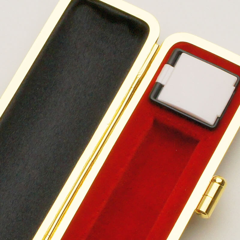 印鑑ケース 桜プリズム（黒） 13.5-15.0mm