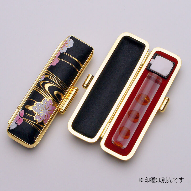 印鑑ケース 流水桜 10.5-12.0mm