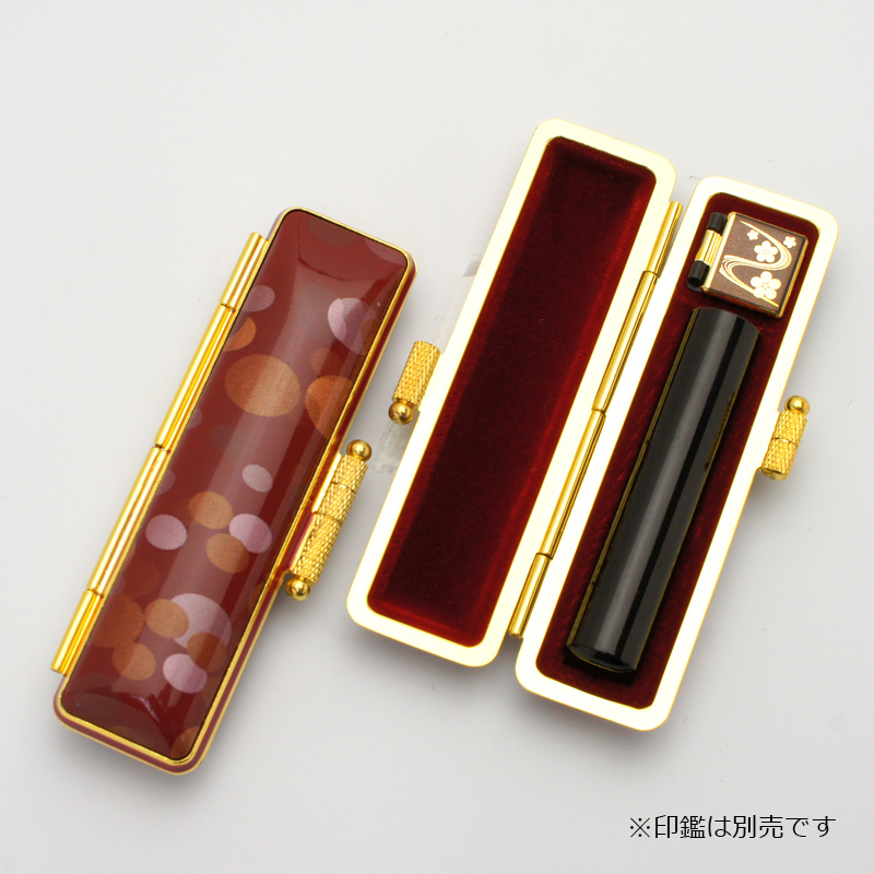 印鑑ケース 想 印鑑ケース レッド 10.5-12.0mm