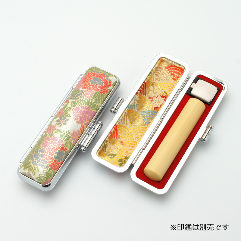 印鑑ケース かもがわ 白 10.5-12.0mm