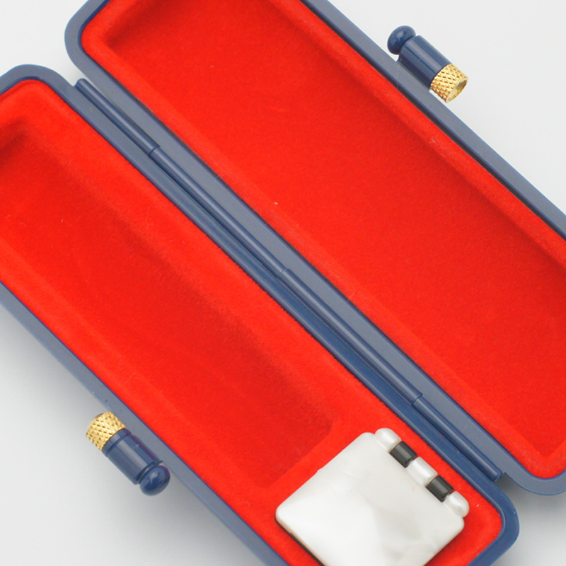 印鑑ケース キューティーケース 15 青 13.5-15.0mm