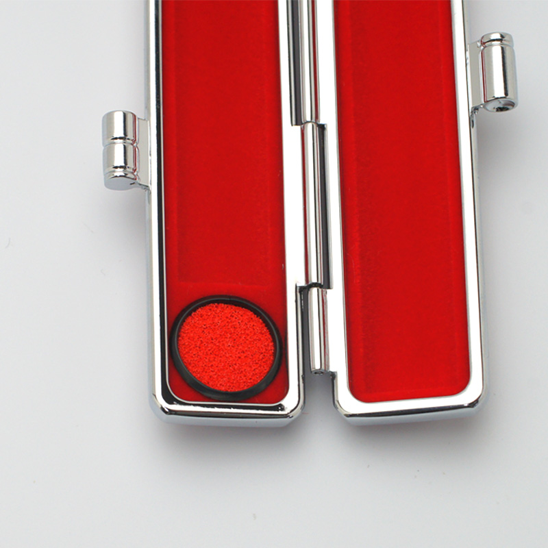 印鑑ケース ネオメタリックケース シルバー 10.5-12.0mm