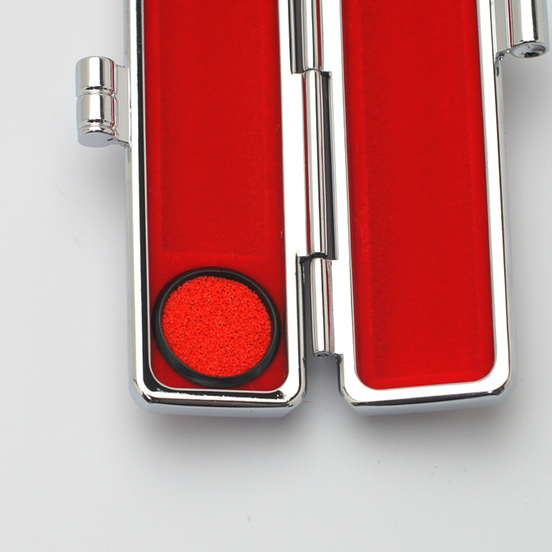 印鑑ケース ネオメタリックケース ピンク 10.5-12.0mm