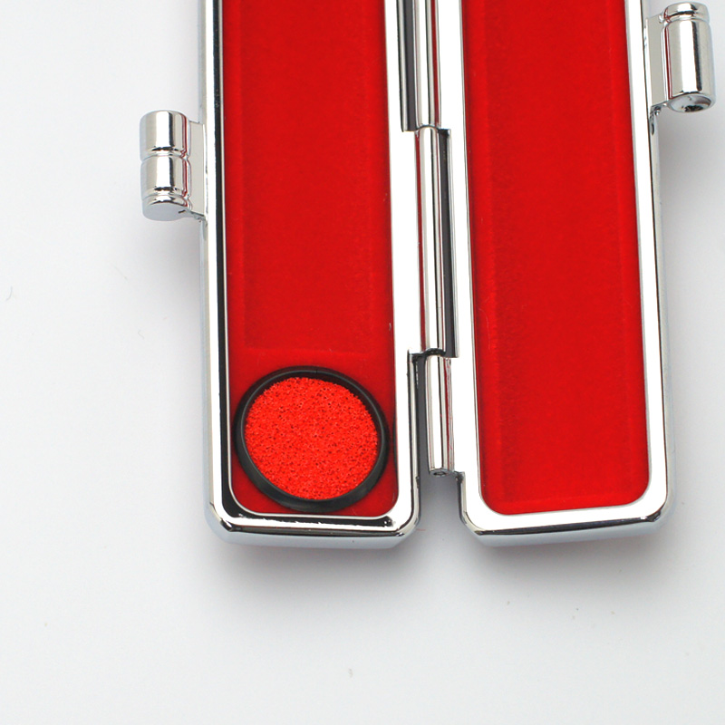 印鑑ケース ネオメタリックケース ブルー 10.5-12.0mm