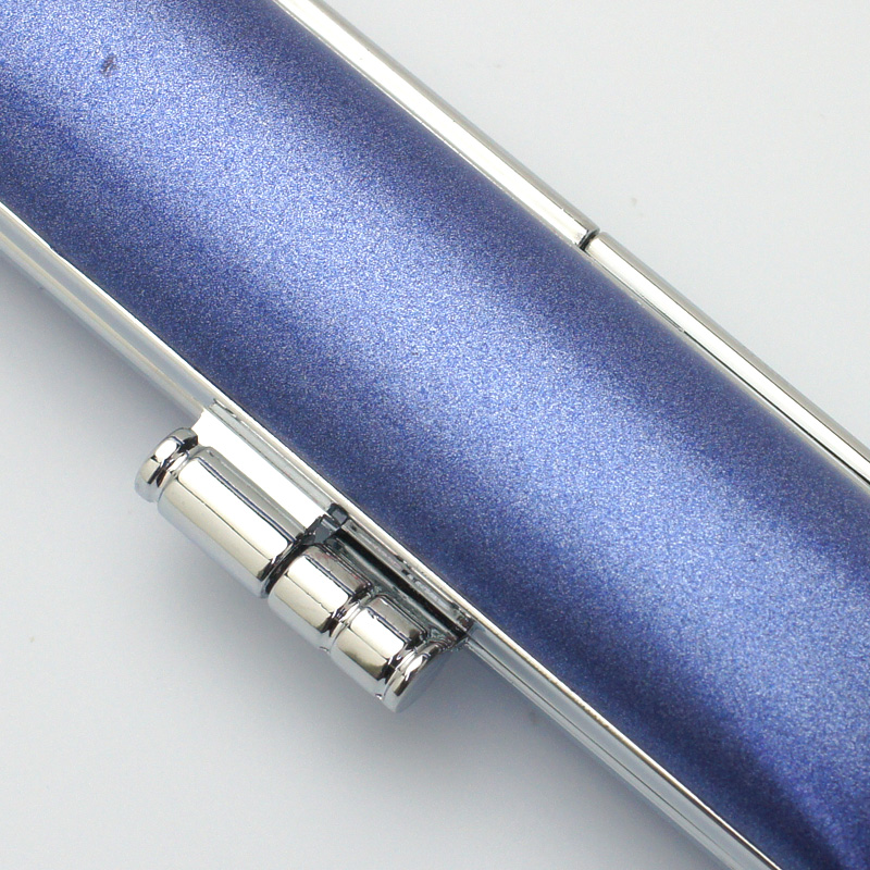 印鑑ケース ネオメタリックケース ネイビー 10.5-12.0mm