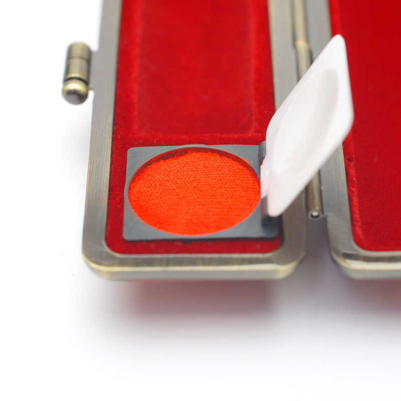 印鑑ケース ヴィンテージアート 茶 花柄 10.5-12.0mm