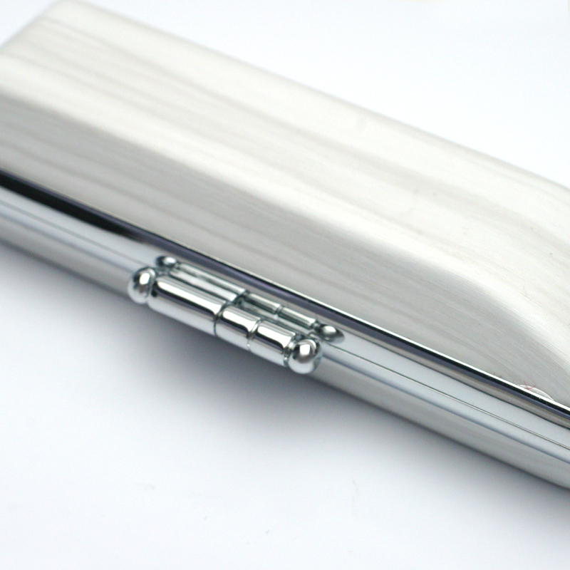 印鑑ケース ヴィンテージケース ボックス 白 木目 16.5-18.0mm