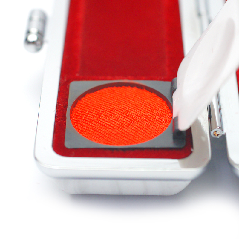 印鑑ケース ヴィンテージケース ボックス 白 木目 16.5-18.0mm