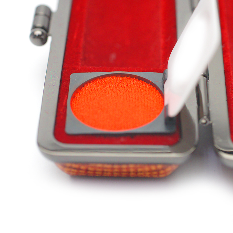 印鑑ケース ヴィンテージケース ボックス 茶色 チェック柄 10.5-12.0mm