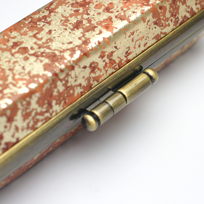 印鑑ケース ヴィンテージケース ボックス 茶色 錆模様 10.5-12.0mm