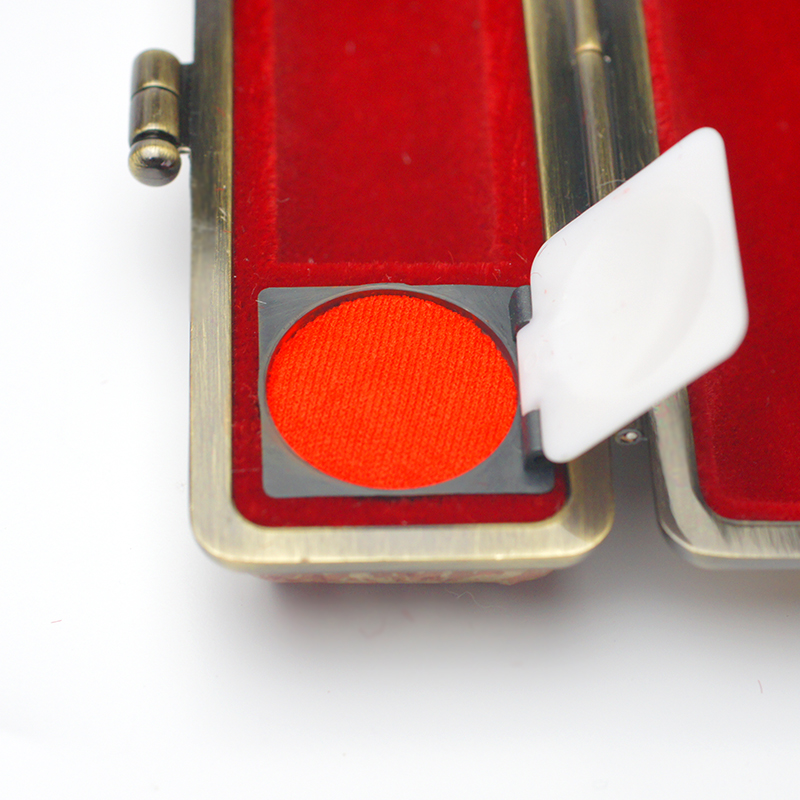 印鑑ケース ヴィンテージケース ボックス 茶色 錆模様 10.5-12.0mm